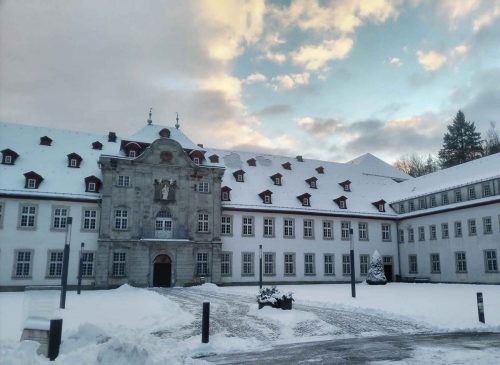 Marienstatt im Schnee